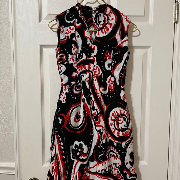 Vintage red and black dress - Picture 2 of 15